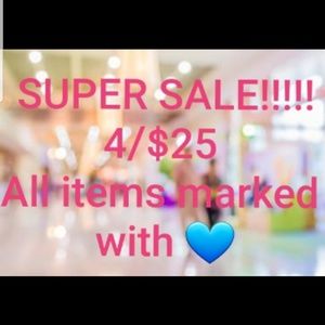 💙SUPER SALE!!! 💙 4/$25